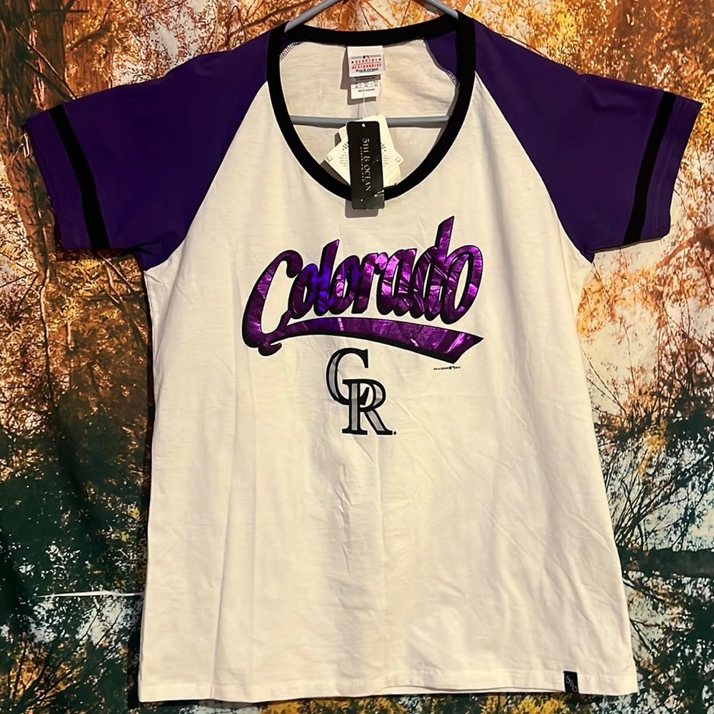 5th & Ocean Colorado Rockies baseball tee T-Shirt